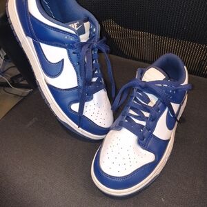 Nike Blue and White Sneakers